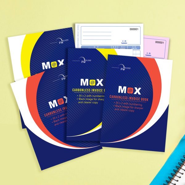 Max 5x8 Invoice Book